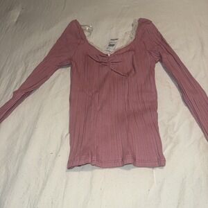 Tilly's Kids Girls Lace Trim Pink  XS